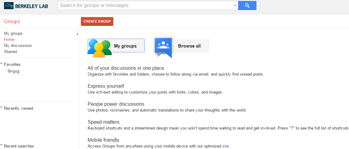 Google Groups - Use your Google Group as an email list