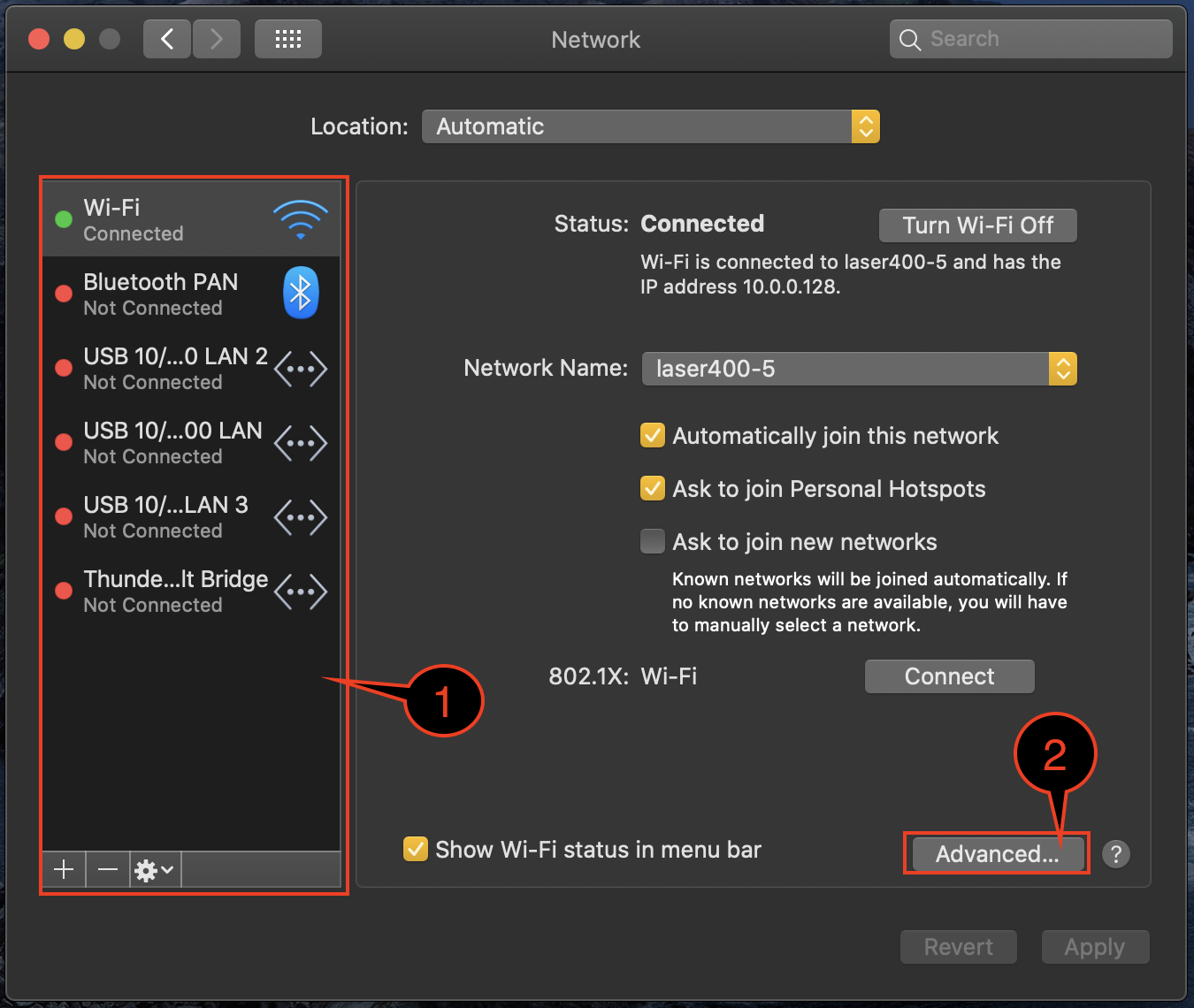 berkeley mac ethernet connection