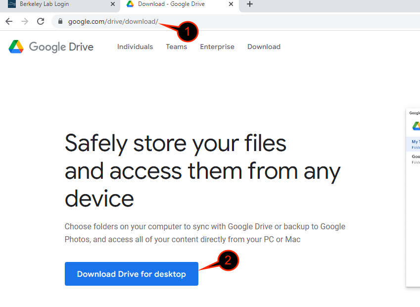 Set up Google Drive - IT Frequently Asked Questions (FAQ) - Berkeley Lab  Commons